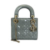 Lady Dior Patent Cannage Medium Bag in Beige