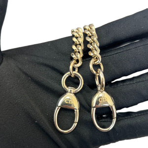 Mini Lady Dior Patent Cannage Stone Grey GHW