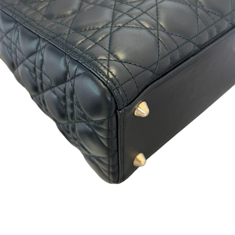 Flap Lady Dior Large Lambskin Black GHW