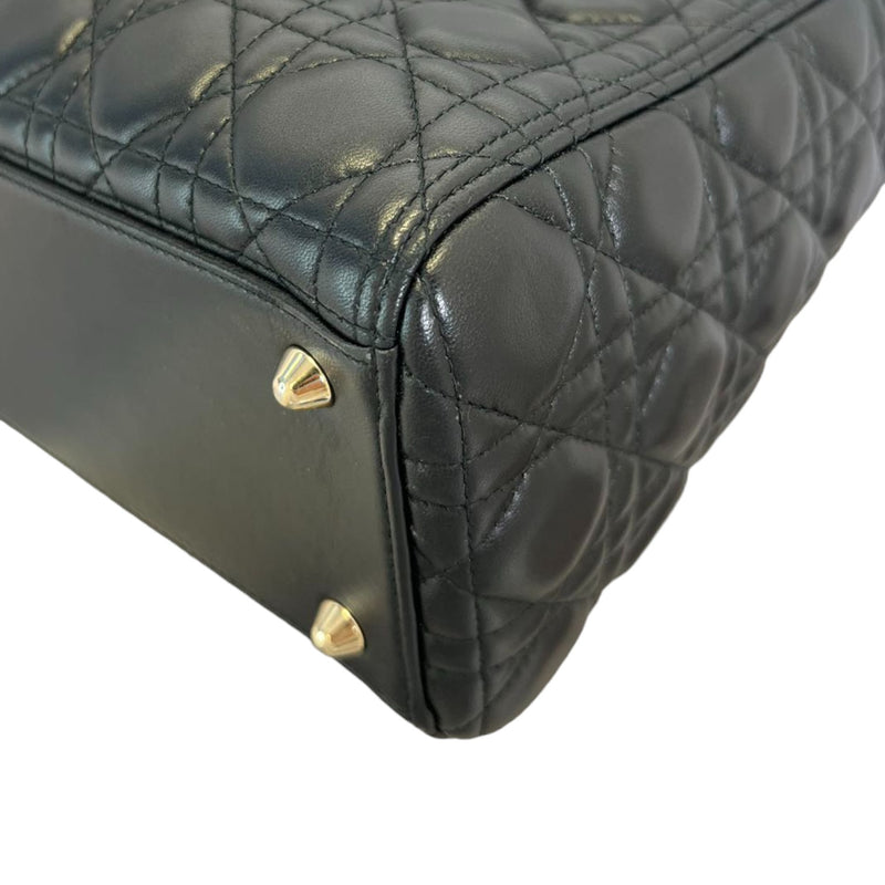 Flap Lady Dior Large Lambskin Black GHW