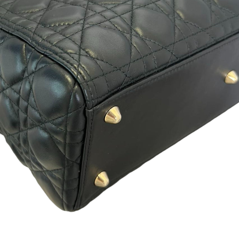 Flap Lady Dior Large Lambskin Black GHW