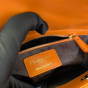 My ABCDior Lady Dior Small Lambskin Orange GHW