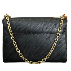 Twist MM Shoulder Epi Leather Black GHW