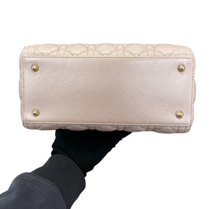 Lady Dior Medium Lambskin Light Pink GHW