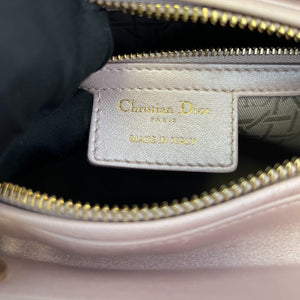Lady Dior Medium Lambskin Light Pink GHW
