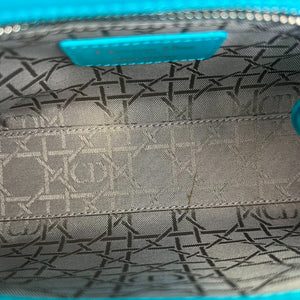 Lady Dior Mini Lambskin Aqua Blue SHW