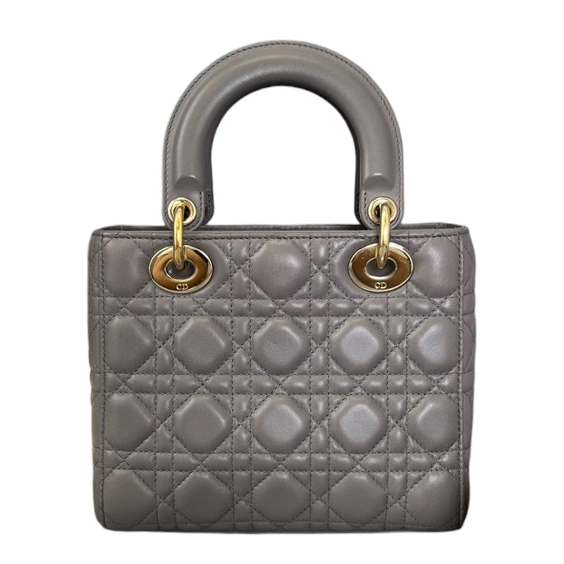 ABCDior Lady Dior Small Lambskin Grey GHW