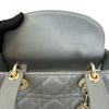 ABC  Lady Dior Small Lambskin Leather Grey GHW