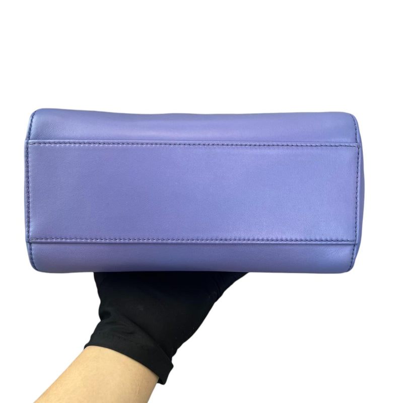 Peekaboo Mini Iconic Satchel Nappa Purple SHW