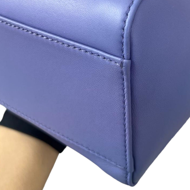 Peekaboo Mini Iconic Satchel Nappa Purple SHW