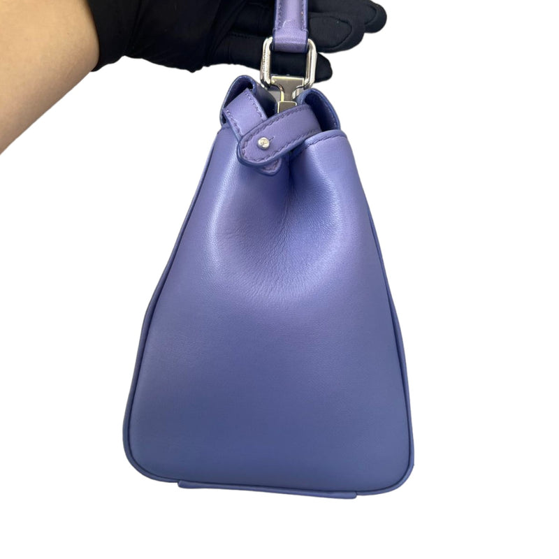 Peekaboo Mini Iconic Satchel Nappa Purple SHW