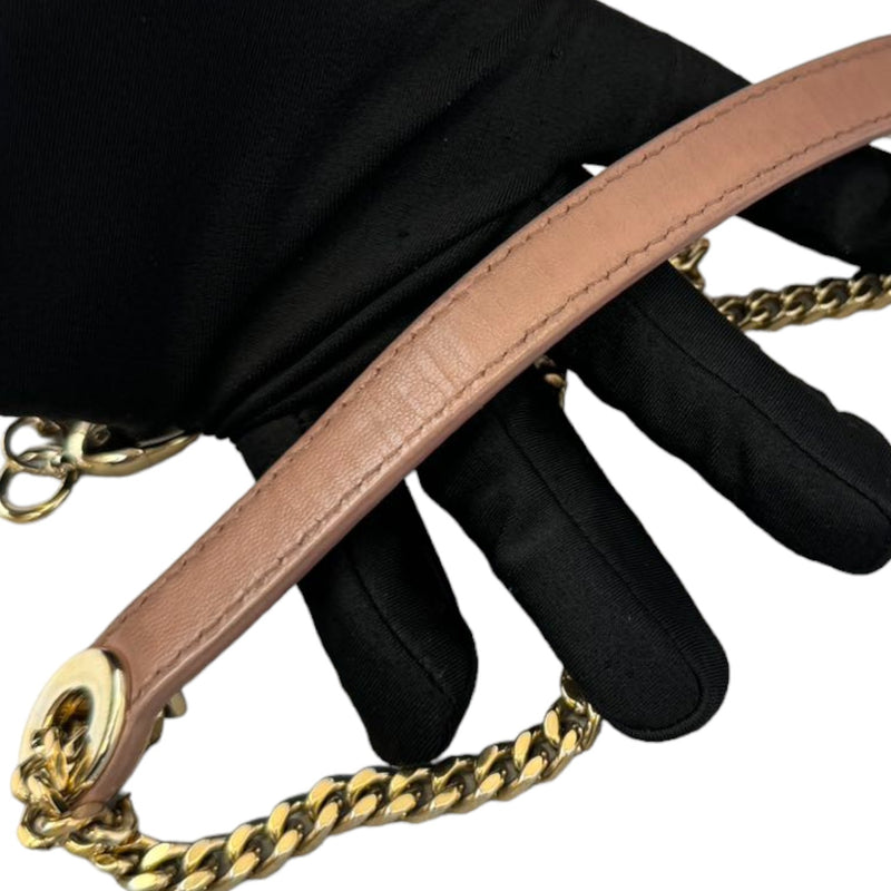 Lady Dior Mini Lambskin Light Brown GHW