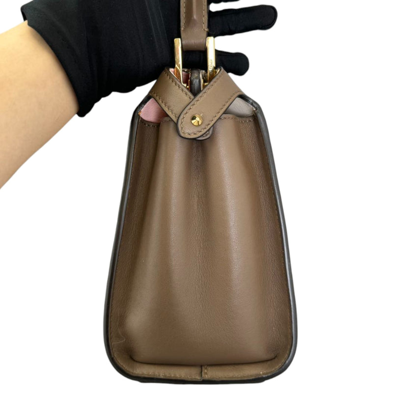 Peekaboo Iseeu Small Calfskin Leather Taupe GHW