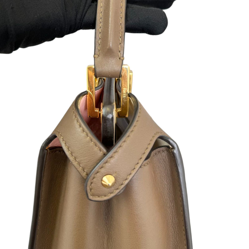 Peekaboo Iseeu Small Calfskin Leather Taupe GHW