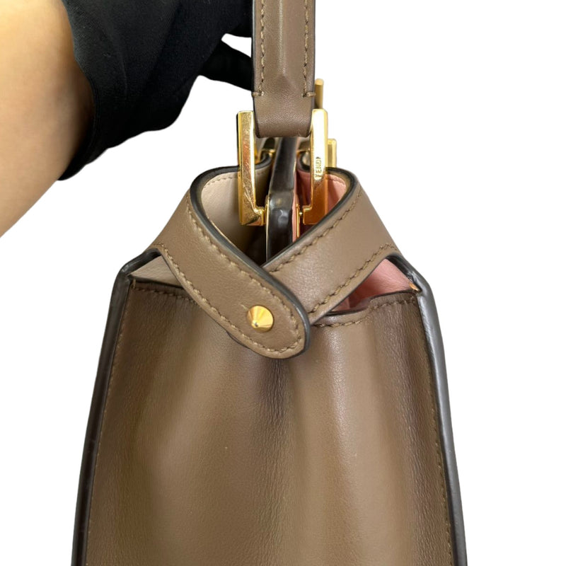 Peekaboo Iseeu Small Calfskin Leather Taupe GHW