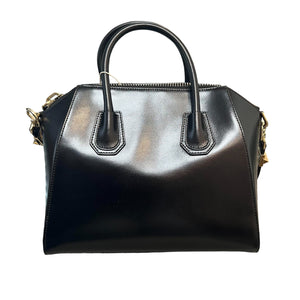 Antigona Medium Shiny Calfskin Black GHW