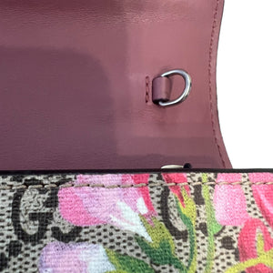 Dionysus Chain Wallet Mini GG Supreme Monogram Blooms Beige Multicolor
