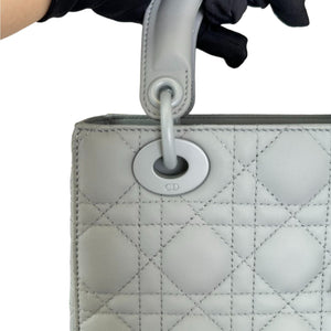 My ABCDior Lady Dior Small Ultra Matte Calfskin Grey
