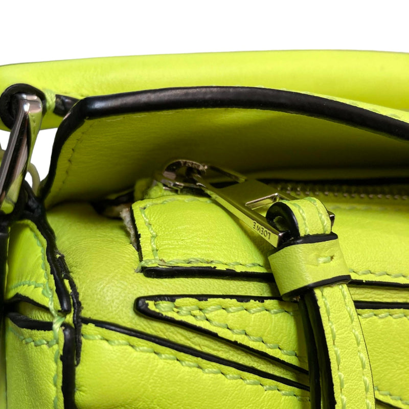 Puzzle Bag Mini Calfskin Yellow SHW