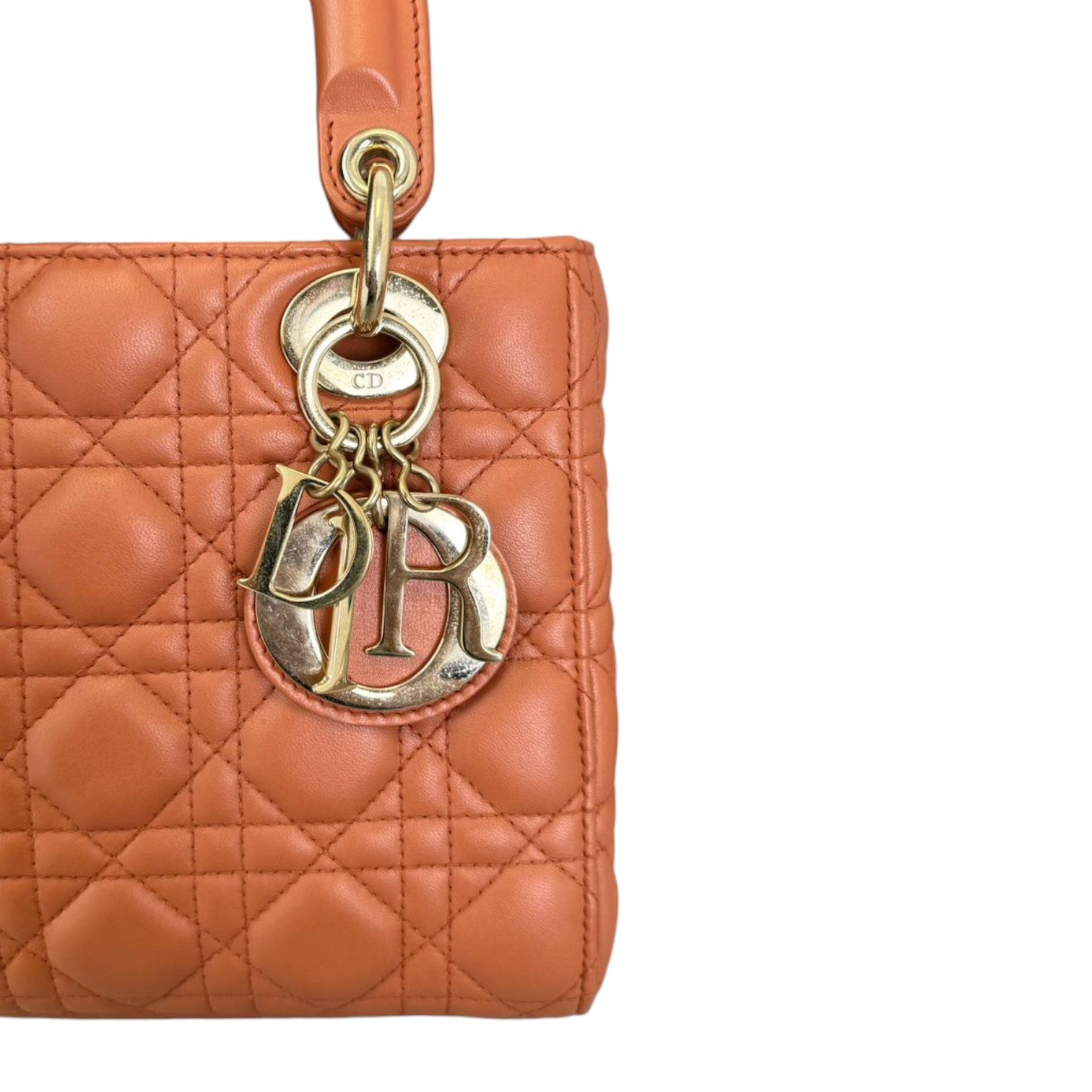 Christian Dior My ABCDior Lady Dior Small Lambskin Brown GHW – Bag