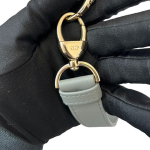 Lady Dior Medium Top Flap Lambskin Grey GHW
