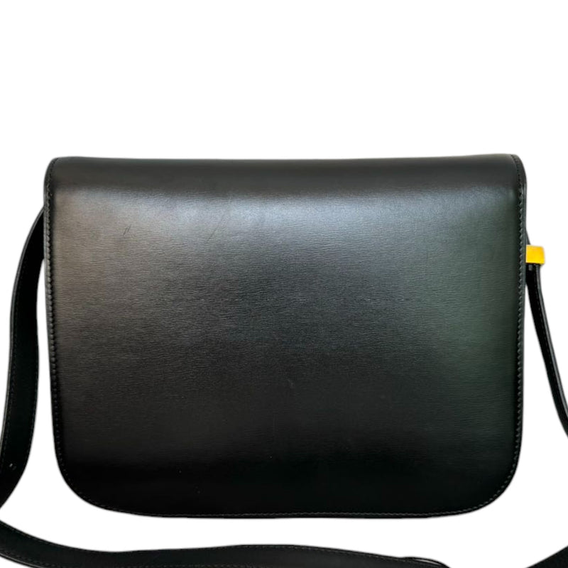 Classic Box Flap Medium Calfskin Black GHW