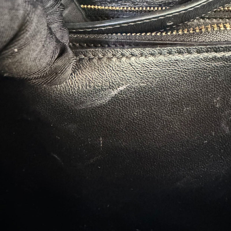 Classic Box Flap Medium Calfskin Black GHW