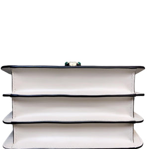 Serpenti Forever Top Handle Calfskin White GHW