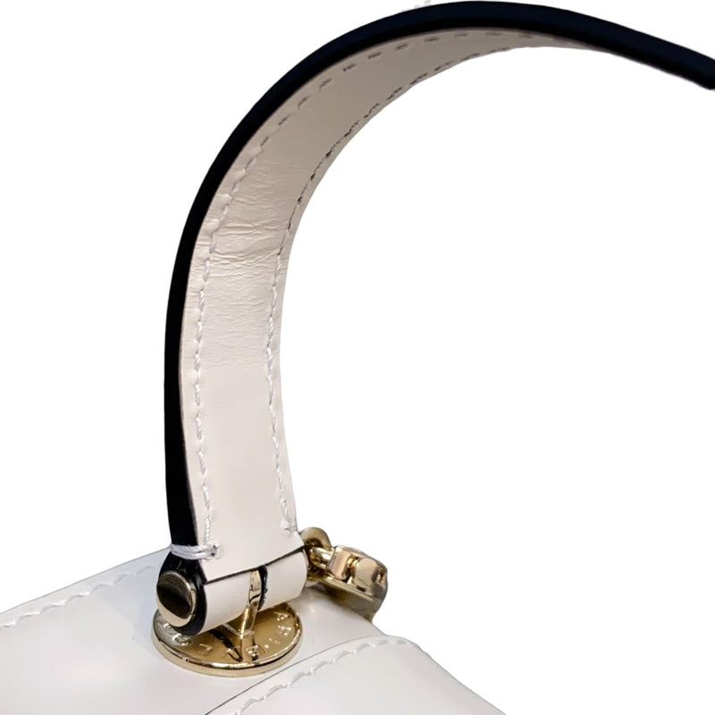 Serpenti Forever Top Handle Calfskin White GHW