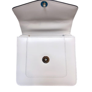 Serpenti Forever Top Handle Calfskin White GHW