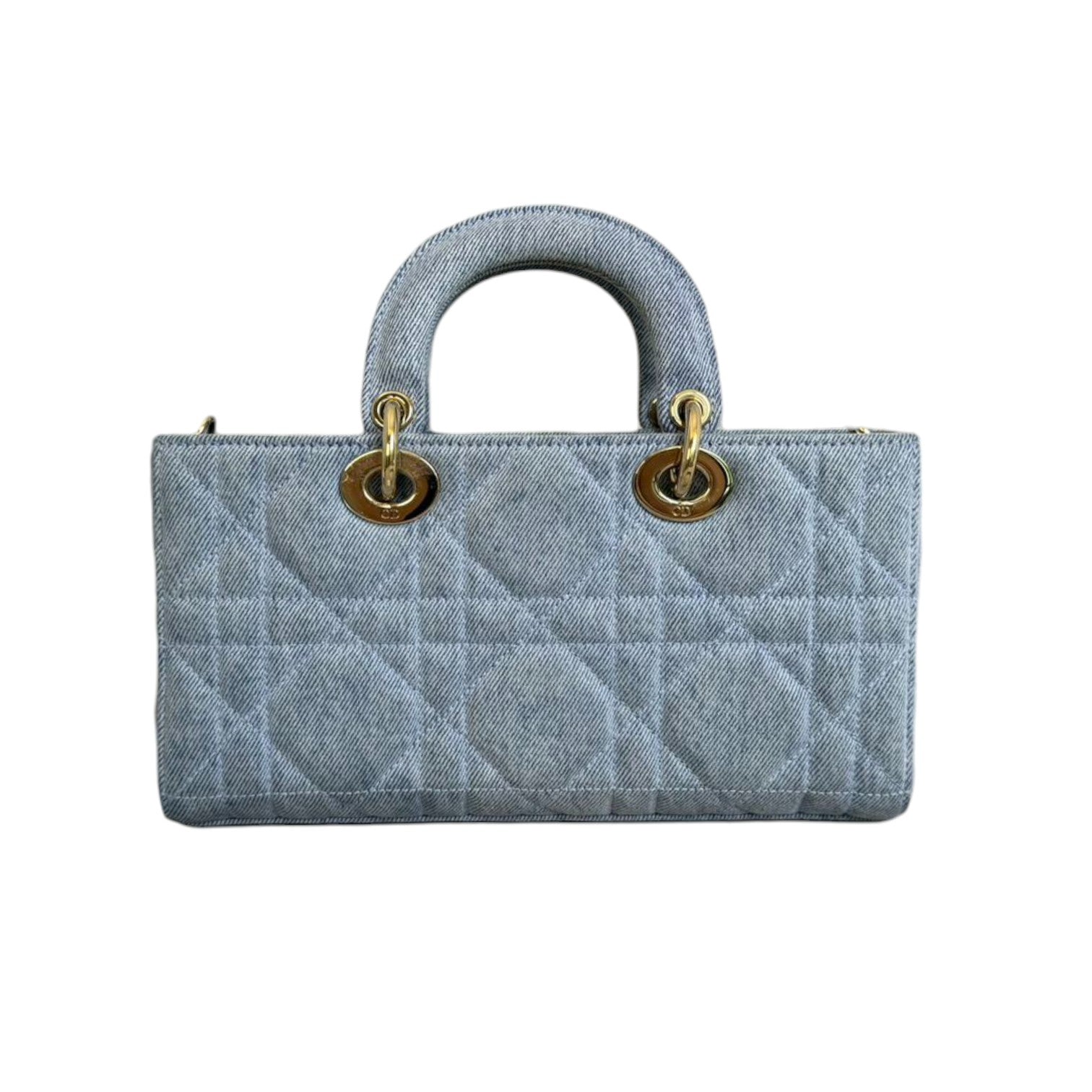Christian Dior Lady D-Joy Denim Macrocannage Blue GHW – Bag