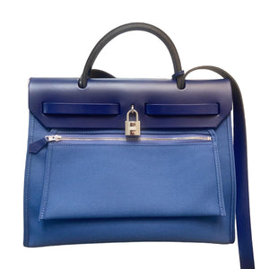 Herbag Zip 31 PM Canvas Blue PHW