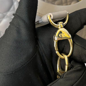 Lady Dior Medium Lambskin Cannage Grey GHW