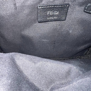 Fox Fur Monster Eyes Backpack Nylon Vitello Dolce Black SHW