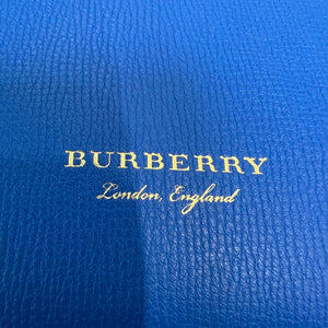 Banner Tote Slate Medium Derby Calfskin Blue GHW