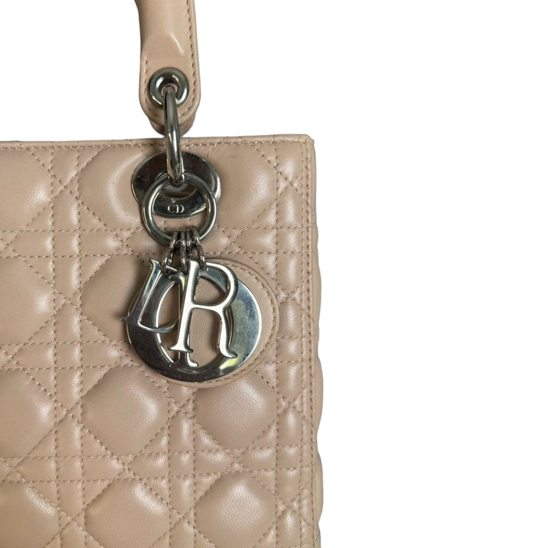 Lady Dior Medium Lambskin Light Pink SHW