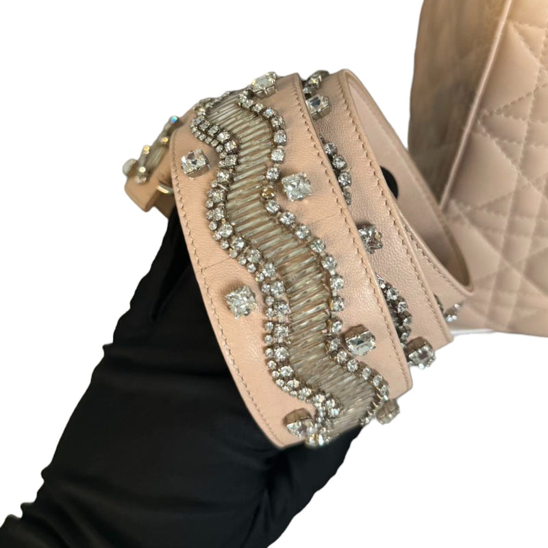 Lady Dior Medium Lambskin Light Pink SHW