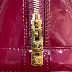 Alma PM Vernis Patent Dark Pink GHW