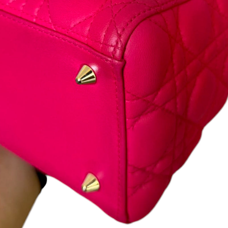 Lady Dior Medium Lambskin Pink GHW