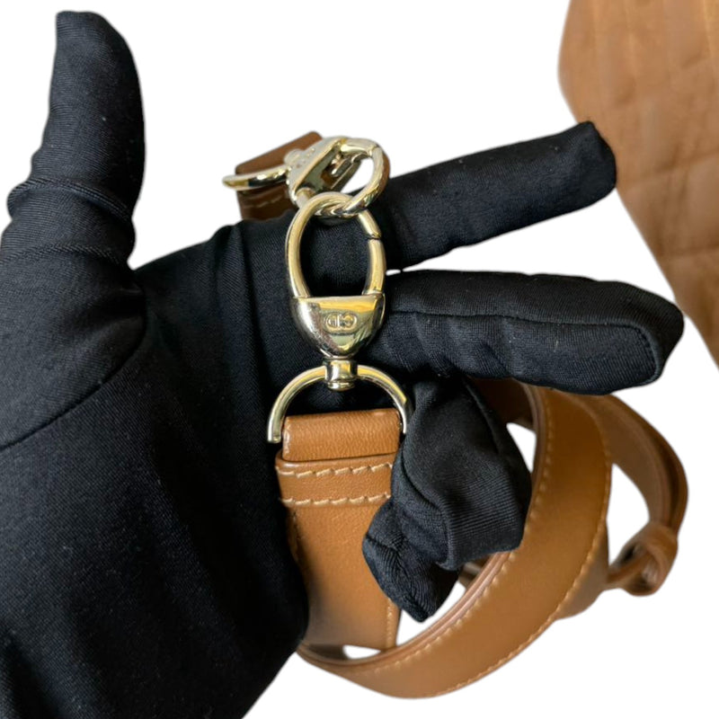 Lady Dior Lambskin Cannage Brown GHW