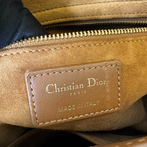 Lady Dior Lambskin Cannage Brown GHW