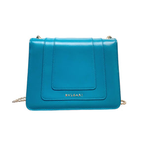 Serpenti Forever Mini Crossbody Calfskin Quilted Green GHW