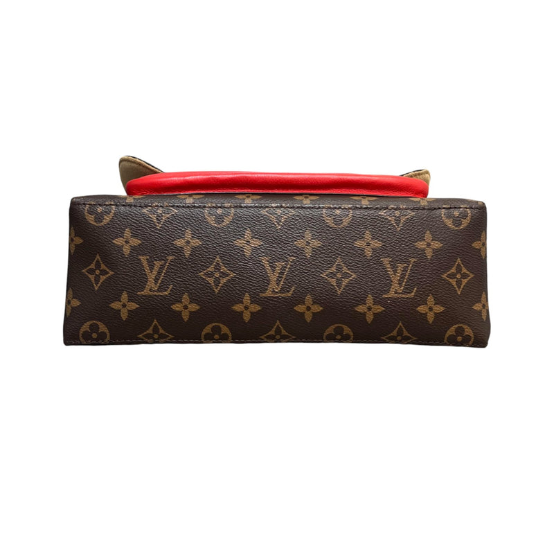 Marignan Coquelico Monogram Canvas Brown Red