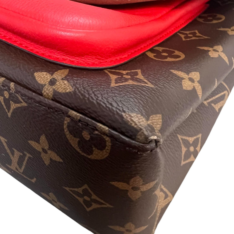 Marignan Coquelico Monogram Canvas Brown Red