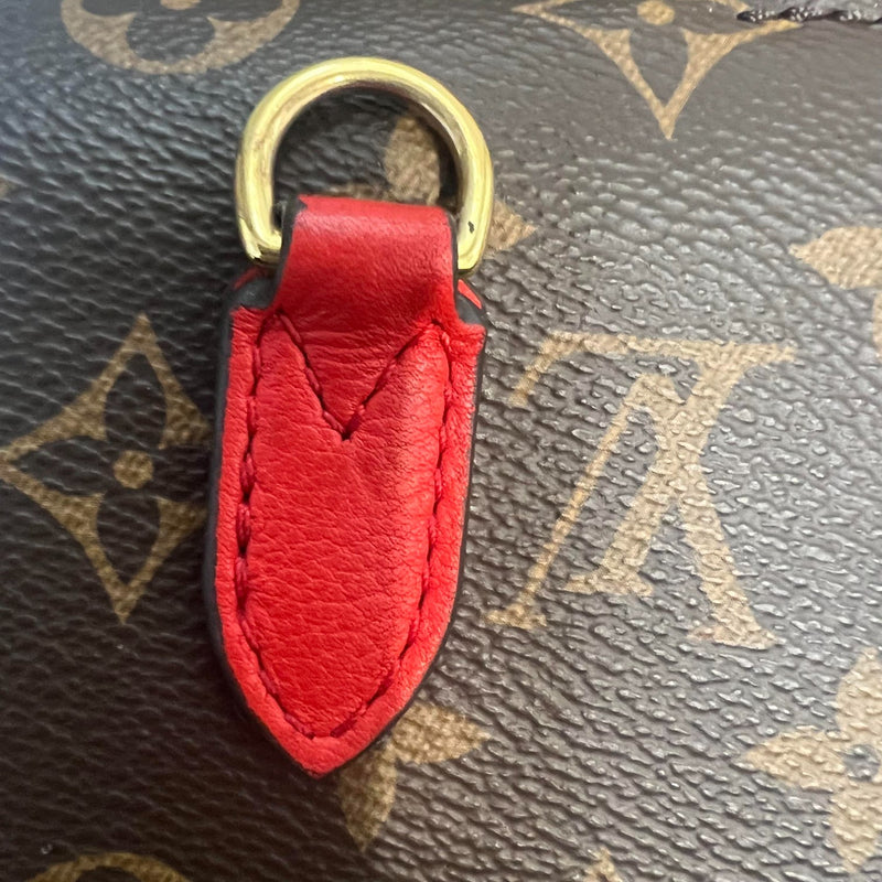 Marignan Coquelico Monogram Canvas Brown Red