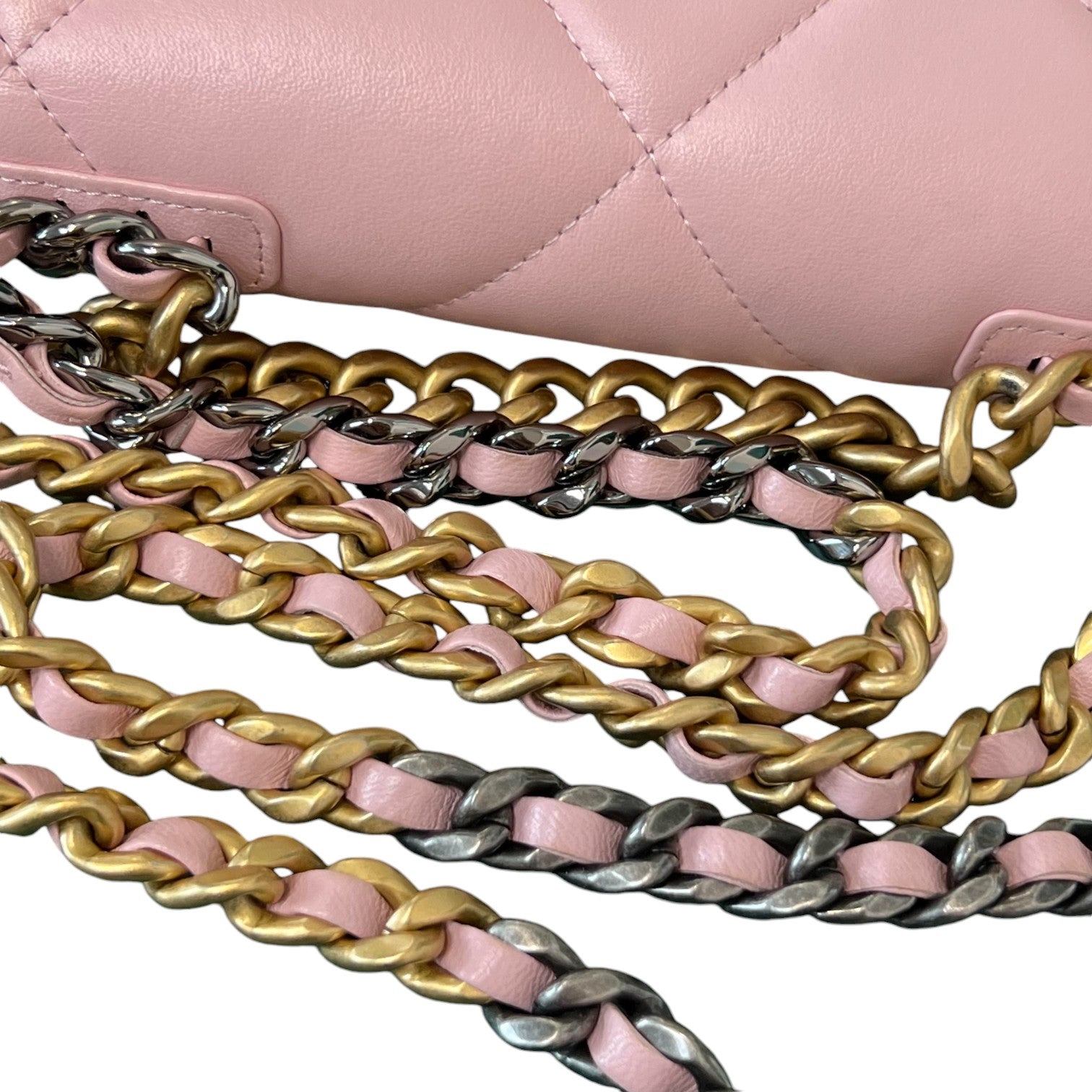 Light Pink Chanel 19 Bag Colours Chanel Pink Lambskin Leather