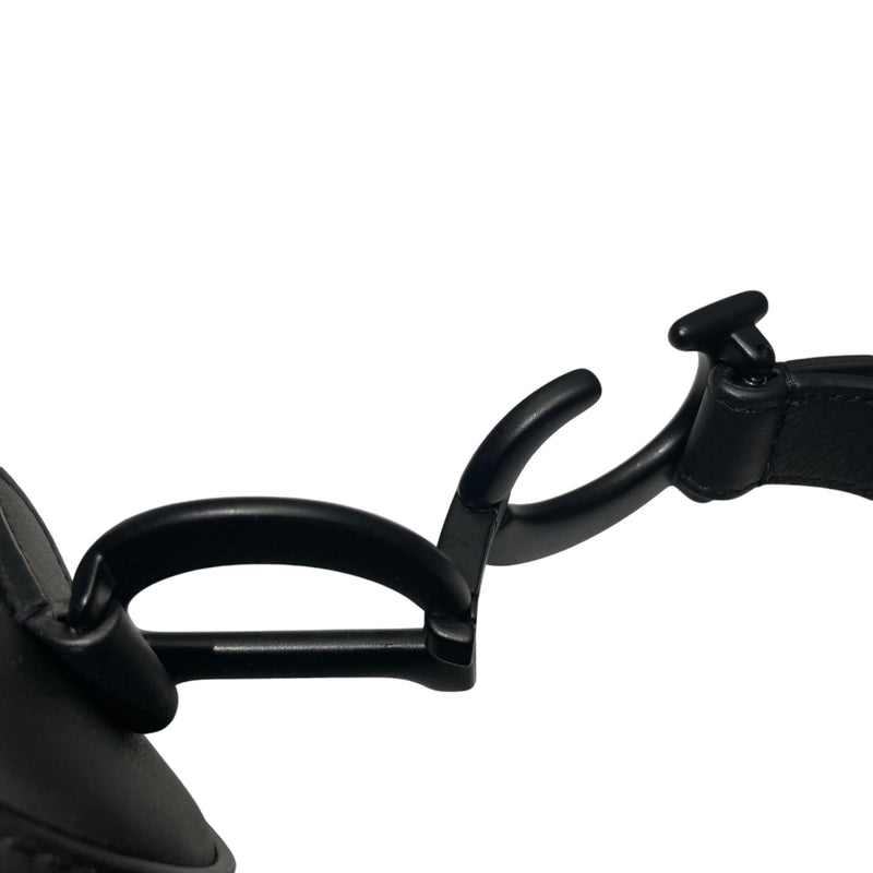 Saddle Bag Ultra Matte Calfskin Black BHW