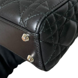 Lady Dior Mini Lambskin Quilted Black SHW