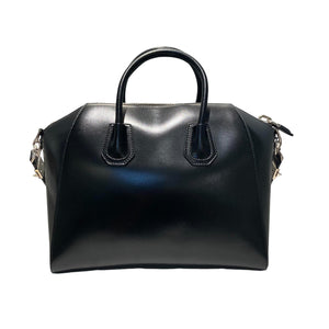 Antigona Medium Shiny Calfskin Black SHW