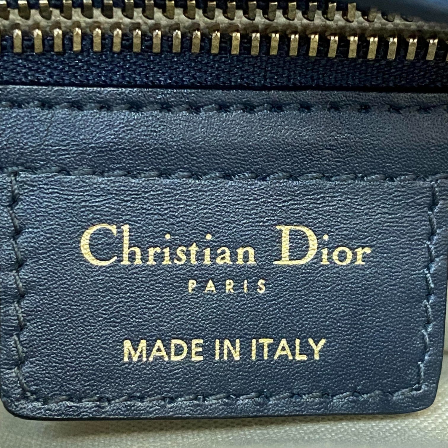 Christian Dior Saddle Medium Oblique Canvas Blue GHW – Bag